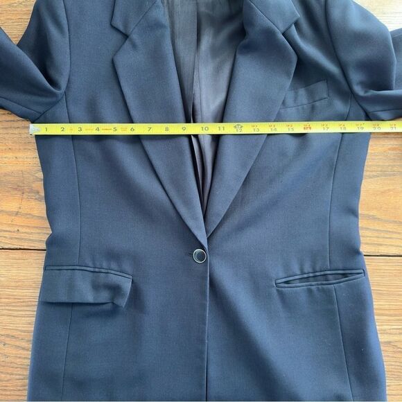 Orvis Blazer Classic One Button Navy Blue Career Academia Women’s Size 6 - Picture 3 of 7